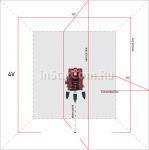 Лазерный уровень ADA 3D Liner 4V (плюс Набор отвёрток из 16 предметов) 