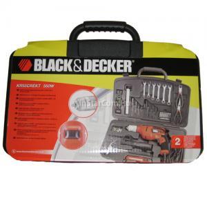 Ударная дрель BLACK & DECKER KR 50 CREKT