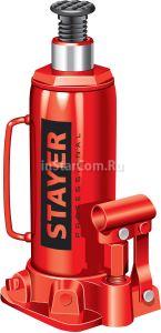 Домкрат гидравлический бутылочный STAYER "RedForce" "Professional" (43160-12) на 12Т ― inStarCom