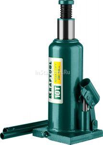 Домкрат гидравлический бутылочный сварной KRAFTOOL "Kraft Lift" (43462-10) на 10Т  ― inStarCom