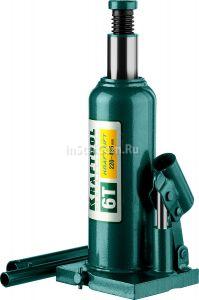Домкрат гидравлический бутылочный сварной KRAFTOOL "Kraft Lift" (43462-6) на 6Т ― inStarCom