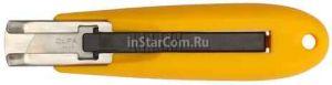 Безопасный с втягивающимся лезвием 17,5 мм,ручка из эластомера (OL-SK-5) ― inStarCom