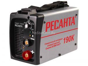 Сварочный инвертор РЕСАНТА САИ-190К (электроды ЛЭЗ МР-3 c 3.0 мм 1кг в комплекте) ― inStarCom