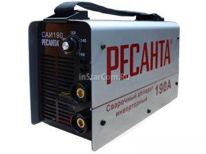 Сварочный инвертор РЕСАНТА САИ-190 (электроды ЛЭЗ МР-3 c 3.0 мм 1кг в комплекте) ― inStarCom