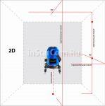 Лазерный уровень (нивелир) INSTRUMAX Mark 2D 