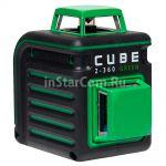 Лазерный уровень ADA Cube 2-360 Green Ultimate Edition (плюс Набор отвёрток из 16 предметов) 