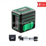 Лазерный уровень ADA Cube MINI Green Professional Edition (плюс Набор отвёрток из 16 предметов) 